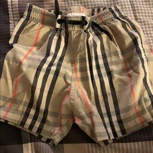 Burberry baby swimming trunks